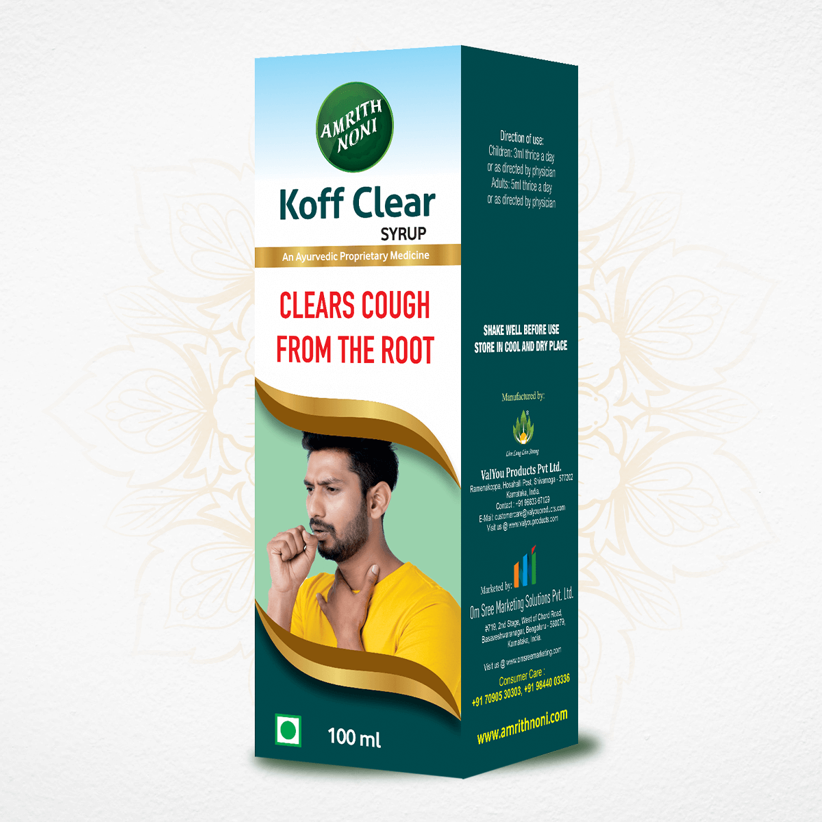 Amrith Noni Koff Clear Syrup - 100ml